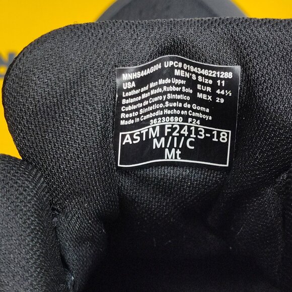 Herman Survivors Castle Carbon Safety Toe Men's 11 Work Shoes ASTM F2413-18 NIB - Picture 10 of 14